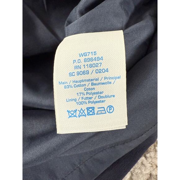 Boden Size 12 Floral Garden Party Skirt A-Line Stretch Cotton Blend Navy - Picture 8 of 9